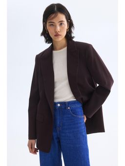 H&M - Women Brown Throw-On Blazer