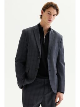 H&M - Men Grey Slim Fit Blazer