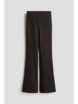 H&M - Women Brown Four-Way Stretch Flared Leggings
