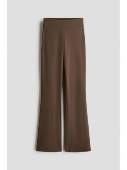 H&M - Women Khaki Four-Way Stretch Flared Leggings