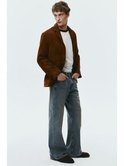 H&M - Men Blue Relaxed Bootcut Jeans
