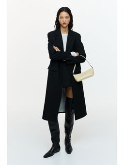 H&M - Women Black Long Blazer