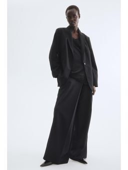 H&M - Women Black Single-Breasted Blazer