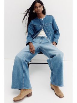 H&M - Women Blue Wide Ultra High Jeans