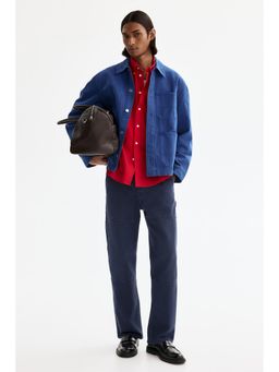 H&M - Men Blue Regular Fit Carpenter Trouser