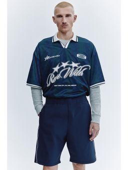 H&M - Men Navy Blue Knee-Length Shorts