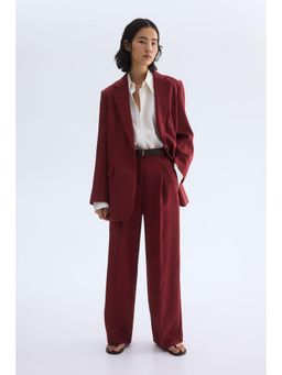 H&M - Women Red Single-Breasted Blazer