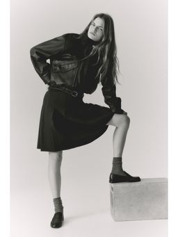 H&M - Women Brown Skirt With Belt