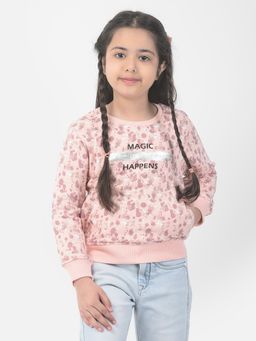 CRIMSOUNE CLUB - Girls Pink Magic Sweatshirt