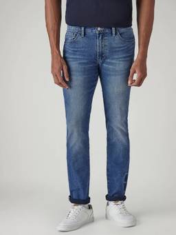 Levi's - Men 511 Blue Slim Fit Mid Rise Commuter Jeans