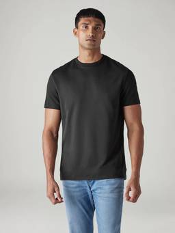 Levi's - Men Solid Slim Fit Redloop Interlock T-Shirt