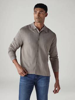 Levi's - Men Striped Slim Fit Redloop Shirt