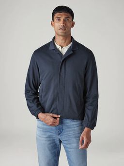 Levi's - Navy Blue Men Solid Relaxed Fit Redloop Shacket