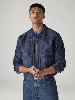 Levi's - Men Solid Regular Fit Denim Jacket