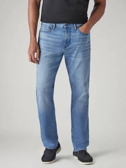 Levi's - Men 517 Light-Blue Regular Fit Mid Rise Redloop Jeans