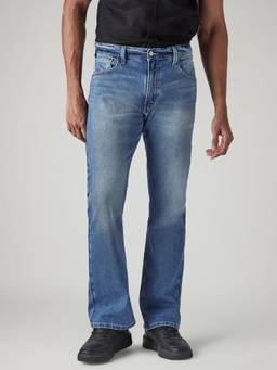 Levi's - Men 517 Blue Regular Fit Mid Rise Jeans