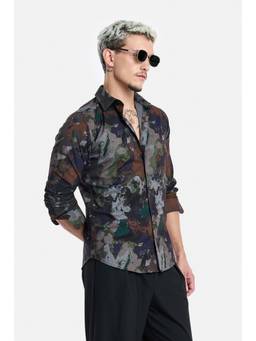 Snitch - Multi-Color Full Sleeves Slim Casual Shirt for Men