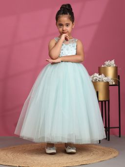 Toy Balloon Kids - Light Blue Girls Party Wear Dress
