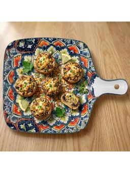 Epicasa - Ceramic Serving Bowl with Handle Ceramic Platter