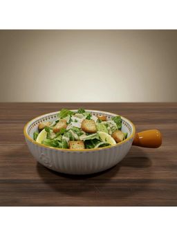 Epicasa - Ceramic Serving Bowl with Handle Platter