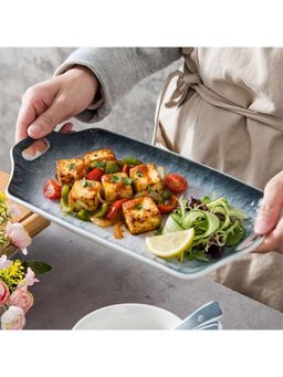 Epicasa - Ceramic Serving Bowl with Handle Platter