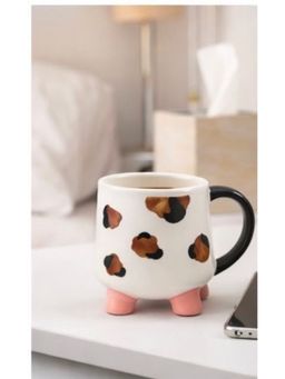 ACE THE SPACE - Hand-Painted Cow Coffee Matching Cups (Pack of 2)
