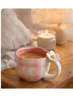 ACE THE SPACE - Pink Petal Bloom Coffee Matching Cups (Pack of 2)
