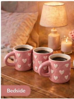 ACE THE SPACE - Matching Cups with Hearts (Pack of 2)