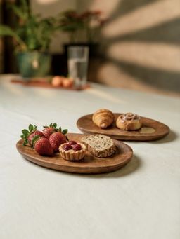 Manor House - Ora-Reva Wooden Small Plates (Pack of 2)