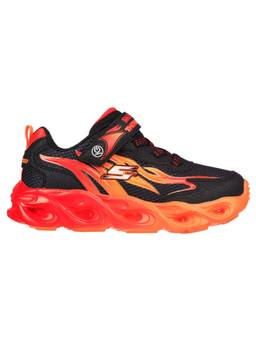 SKECHERS - Boys Thermoflash Heatflux Black Casual LED Shoes