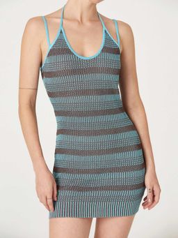 Cider - Knit Striped Bodycon Cami Dress