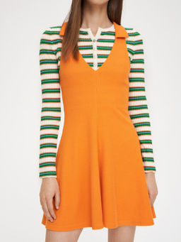 Cider - Retro Halter Dress