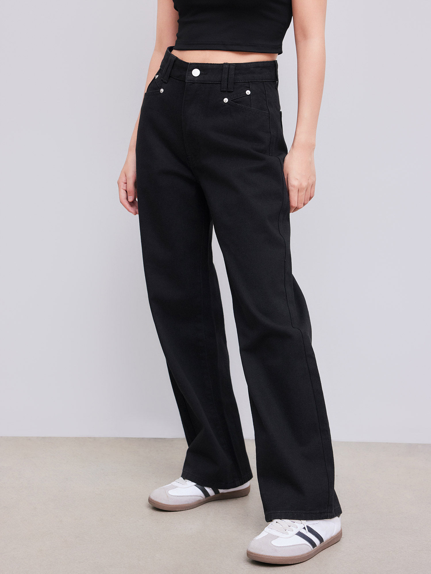 cider Denim High Waist Wide Leg Jeans-picture-38