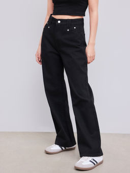 Cider - Denim High Waist Wide Leg Jeans