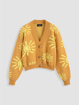 Cider - Sun Catcher Graphic Knit Cardigan