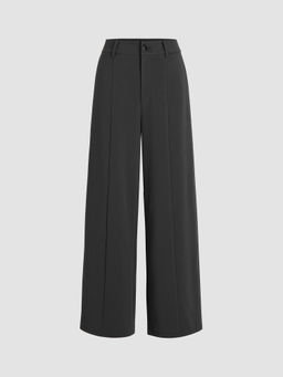 Cider - Solid Wide Leg Trousers