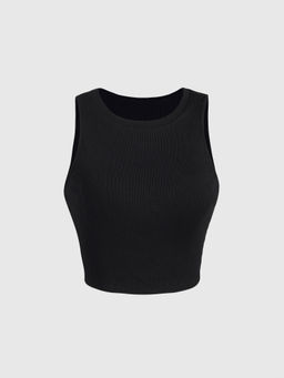 Cider - Solid Crop Tank Top