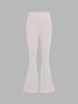 Cider - High Waist Solid Flared Leggings