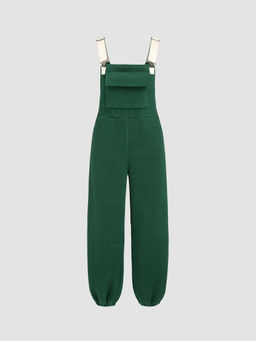 Cider - Fleece Pinafore Jogger Jumpsuit