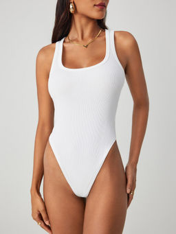 Cider - Solid Square Neck Bodysuit