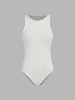 Cider - Solid Sleeveless Bodysuit