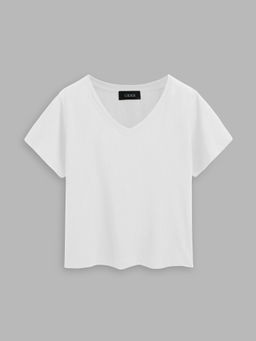 Cider - Round Neckline Oversized Short Sleeve Tee