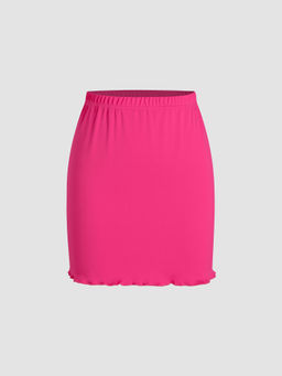 Cider - Lettuce Trim Mini Skirt