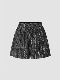Cider - Sequin High Waist Shorts