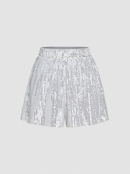 Cider - Sequin High Waist Shorts