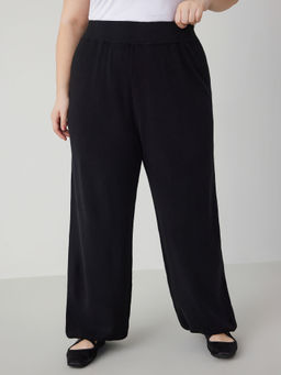 Cider - Knit Mid Waist Solid Sweatpants Curve & Plus