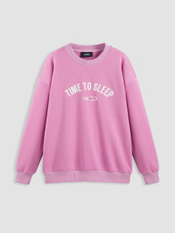 Cider - Time To Sleep Round Neck Sweatshirt