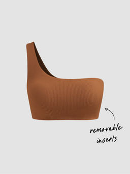 Cider - Asymmetrical Neck Cut Out Cami Top