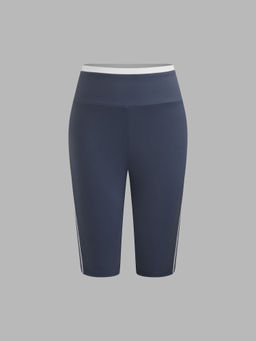 Cider - Mid Rise Solid Contrasting Binding Shorts