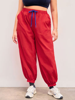 Cider - Solid Drawstring Mid Waist Joggers